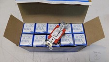Box of 10 Leviton 1221-2W 20-Amp 120/277-Volt Toggle Single-Pole AC Quiet Switch