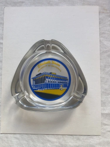 Vintage Students Union University of California Berkeley Glass Ashtray