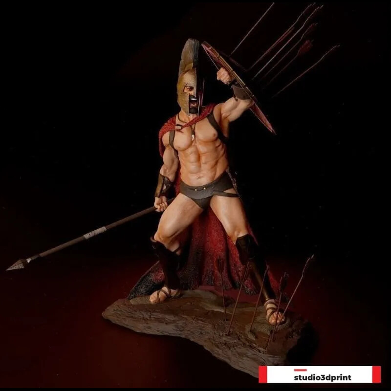 King Leonidas Resin Sculpture Statue Model Kit Unpainted