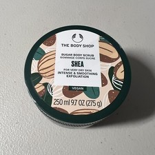The Body Shop Shea Sugar Body Scrub Intense Smoothing Exfoliation NEW 9.7oz