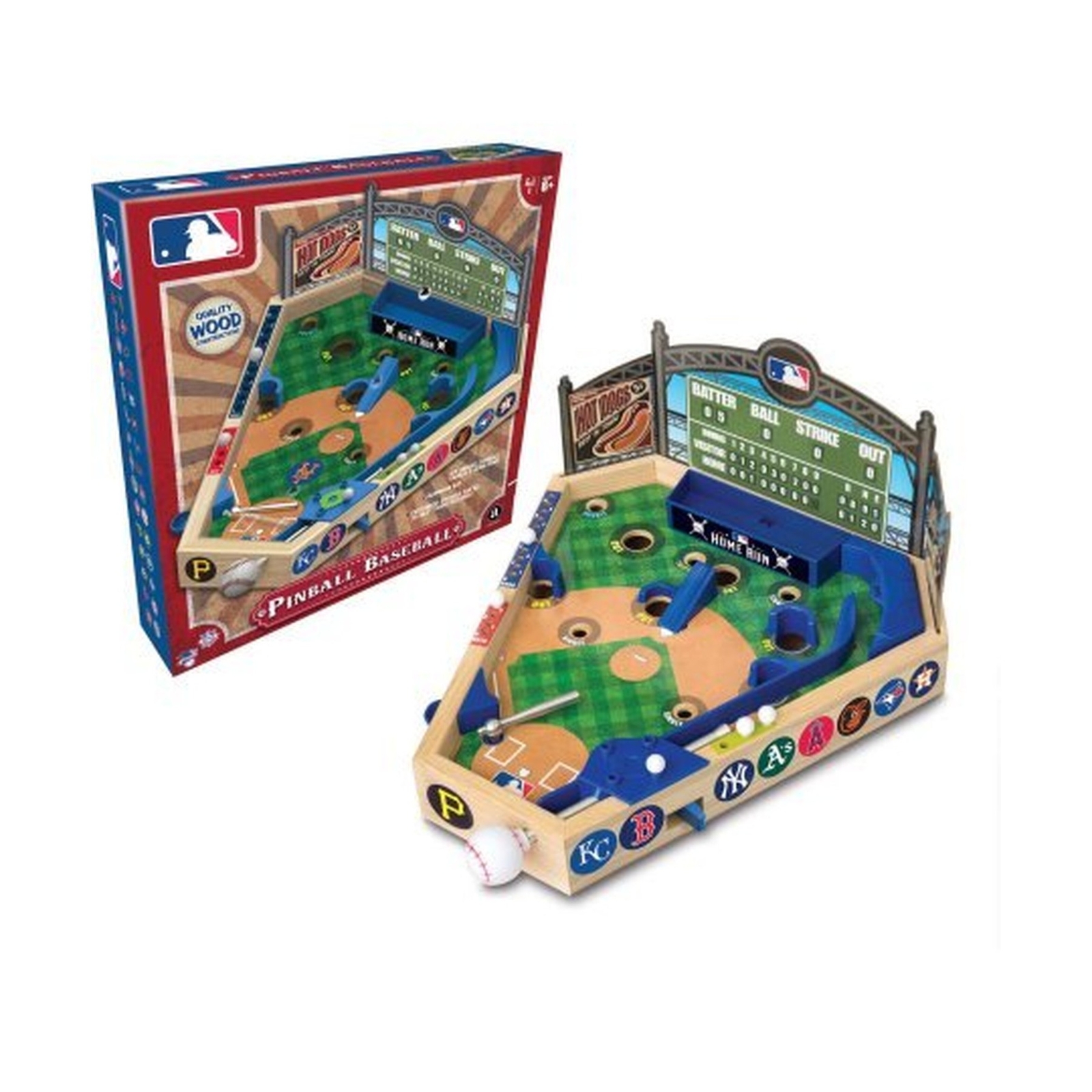 Merchant Ambassador MLB Wooden Pinball Baseball Game eBay