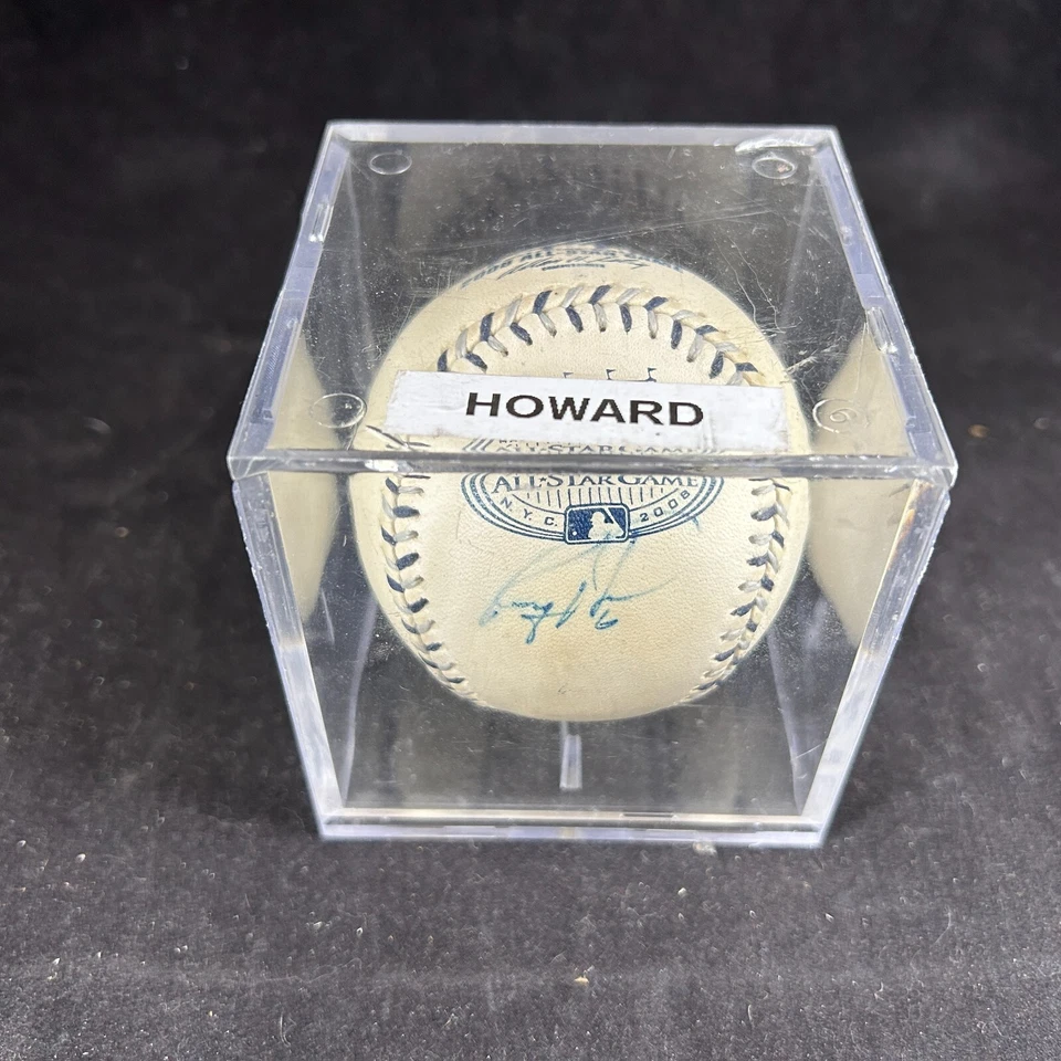 RYAN HOWARD RAWLINGS 2008 YANKEE STADIUM ALL-STAR GAME SIGNED BASEBALL JSA COA - Image 2 of 4