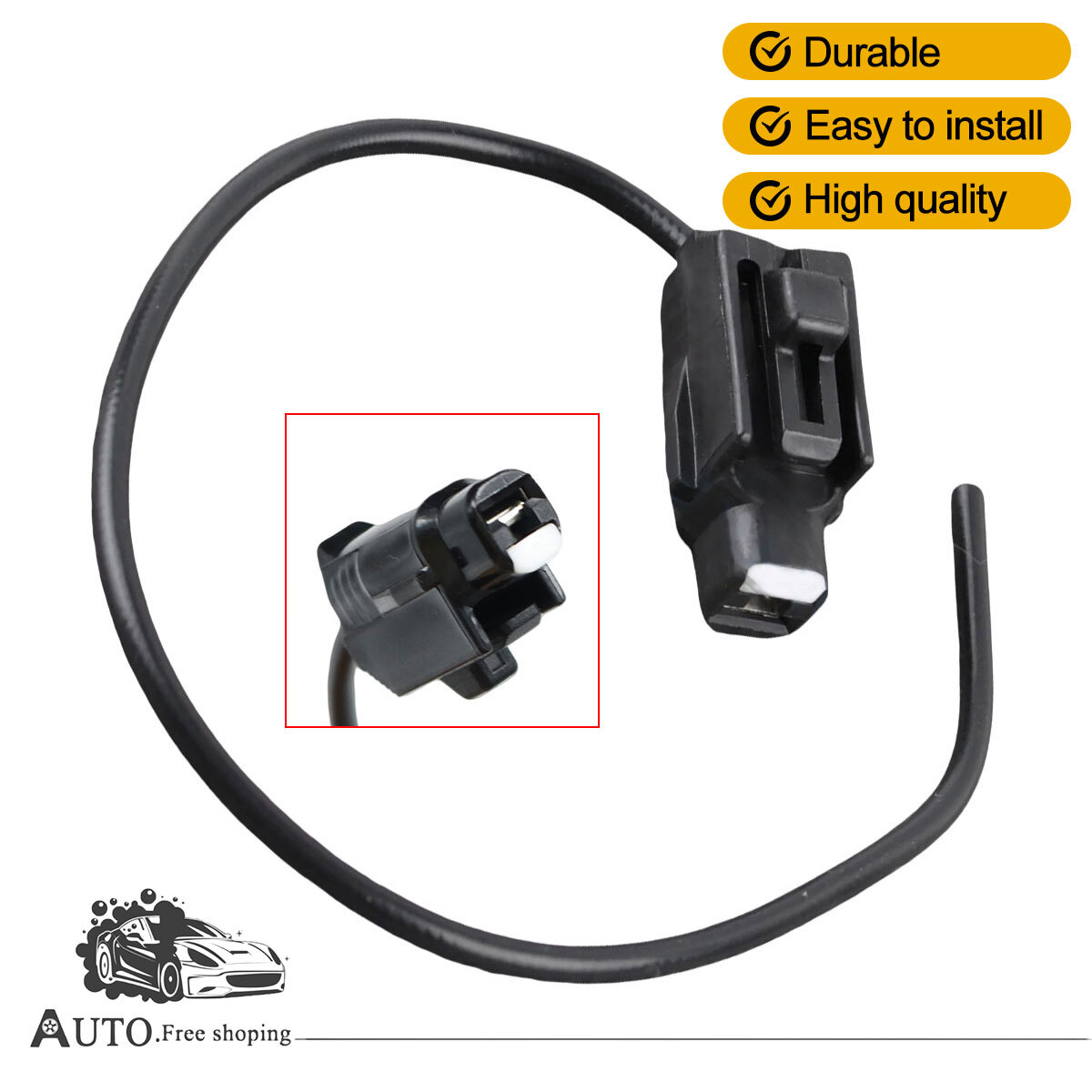 Starter Motor Solenoid Wire Plug Connector Pigtail Harness For Toyota Lexus