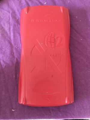 Calculatrice Texas Instruments TI College 2 – Rouge – Fonctionne – Modèle Scientifique Programmable