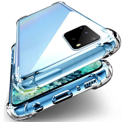 For Samsung Galaxy S22 Ultra Shell Transparent Shockproof Airbag Case Cover Soft