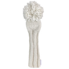 Sunfish White Out white on white knit wool fairway golf headcover
