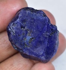 Natural Africa Huge Blue Sapphire 97.05 CT Certified Facet Color-Enhanced Rough
