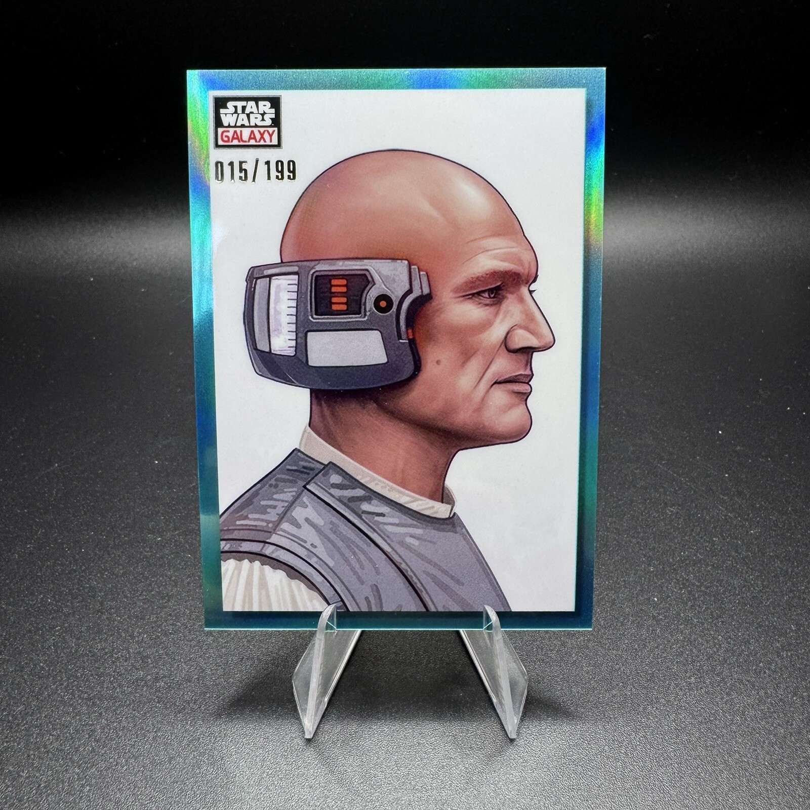 2023 Topps Chrome Star Wars Galaxy - Lobot #84 Aqua Refractor /199