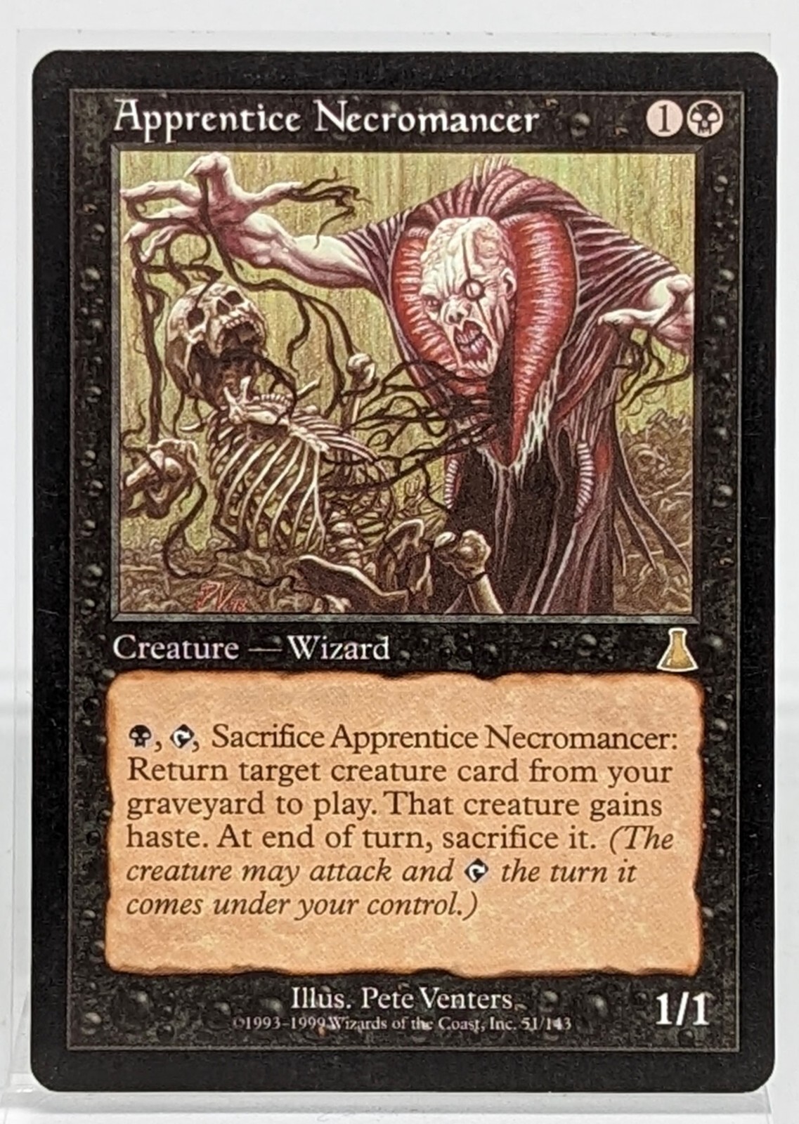 MTG Apprentice Necromancer   Urza’s Destiny LP Magic the Gathering