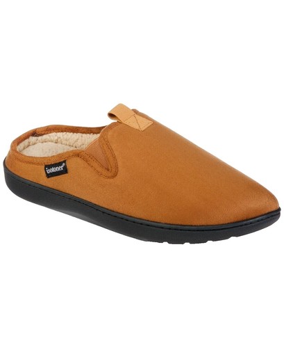 NWT Isotoner‎ Brown Corduroy Sherpa Lined Slippers Men Size 8-9 Brown isotoner US Size 9 Slippers for Men for sale | eBay main image 4