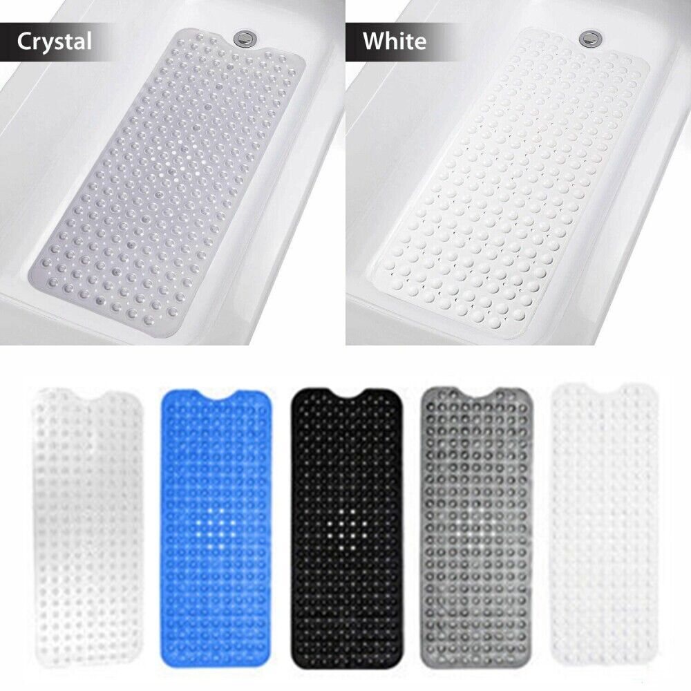 AntiMold Bath Mat Non Slip Bathtub Strong Suction Extra Large Rubber