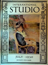 International Studio Magazine July 1930 Chinese Pottery William Huggins