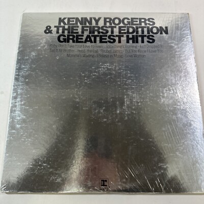 KENNY ROGERS & THE FIRST EDTION - Greatest Hits  (1977 Vinyl LP) L/Shrink