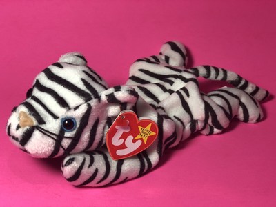 ty beanie baby blizzard white tiger