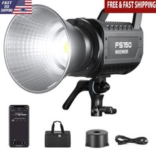 130W LED Video Light Wireless Control PWM Dimming Bowens Mount 9 Effects Black