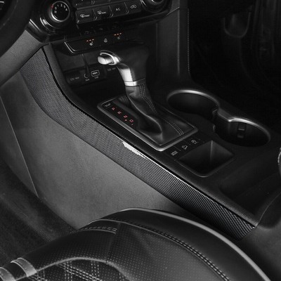 For Kia Sportage 2017-2022 Carbon Fiber Gear Shift Both Side Panels Trim Cover