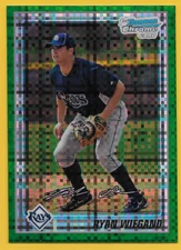 2010 Bowman Chrome #BCP174 Ryan Wiegand Prospects Green X-Fractors Refractor