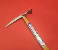 Vintage Unusual Walking Stick Pickle Axe Ice Axe Eispickel INTERALP CAMP