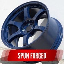 4 Circuit Csf1 18x9.5 5x114.3 25 Ultra Blue Wheels Fits 350z G35 240sx Drift