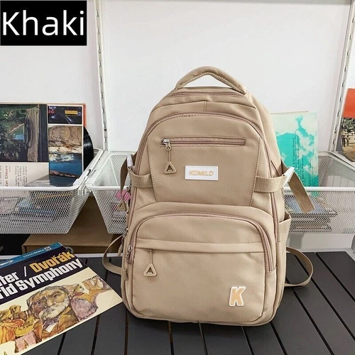Damen Rucksack wasserdicht Einfachheit große Kapazität Schultasche Reisetaschen- - Bild 28 von 29
