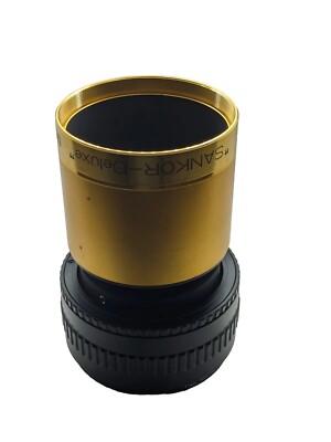 Seltenes Projektionsobjektiv NISSIN Sankor DELUXE MC 80mm f2 rehoused to Fuji GFX mount