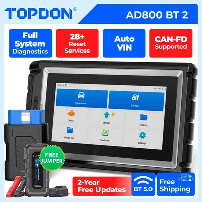 TOPDON Car Fault Code Reader Engine Diagnostic Scanner Reset Tool OBD2 CAN EOBD