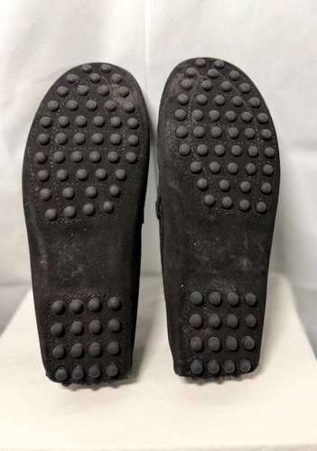 Men's Nubuck Suede Driving Loafers Moccasin Sak's Off 5th Black Size 7M - Picture 5 of 5