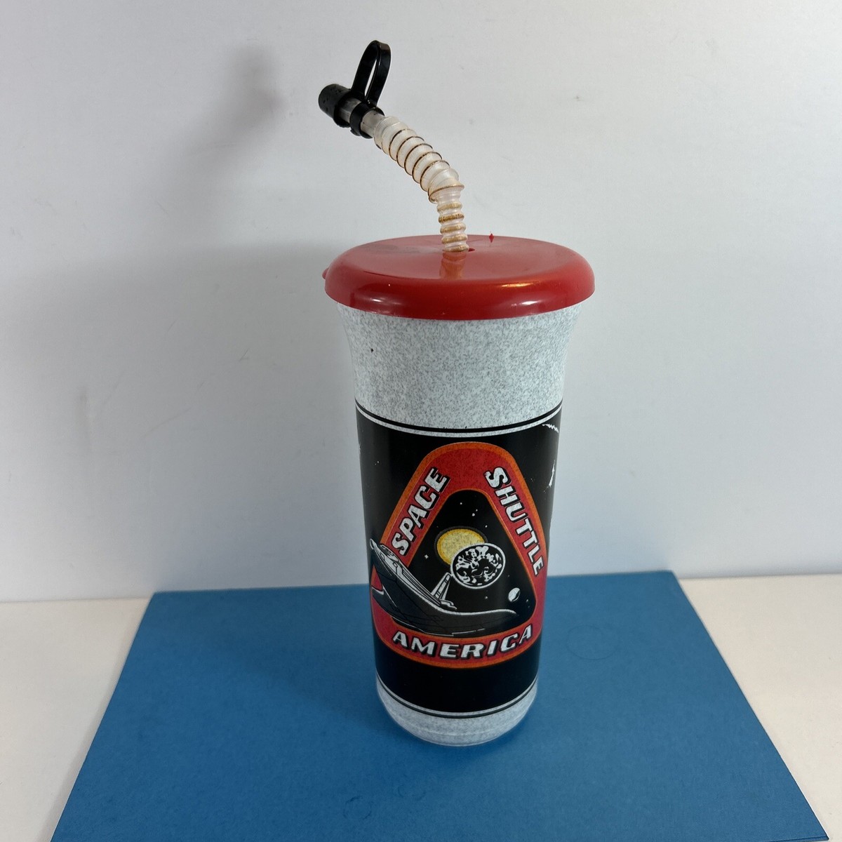 Six Flags Space Shuttle America Souvenir Drink Bottle Cup