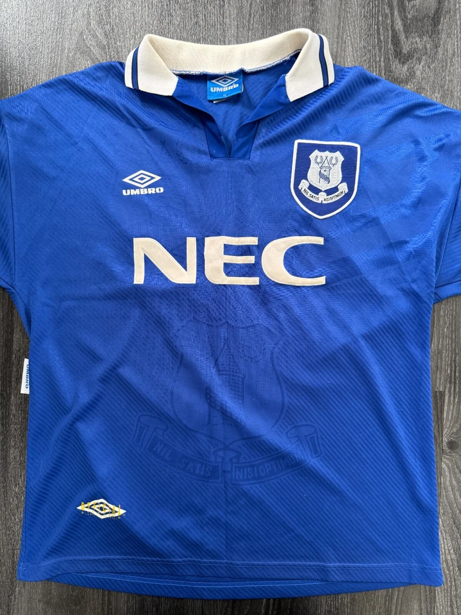 Maillot Everton Umbro – 1988/1991 Domicile, Taille S, Vintage, Angleterre