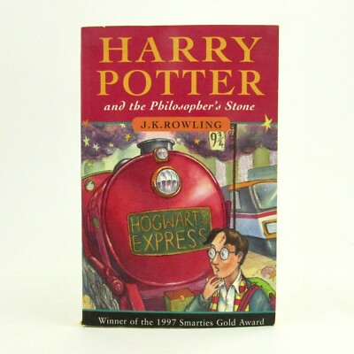 HARRY POTTER AND THE PHILOSOPHER'S STONE JK Rowling UK Bloomsbury 37th PB VGC L2