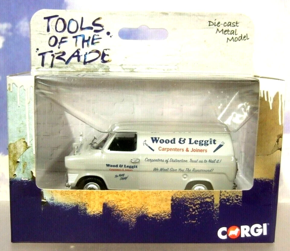 CORGI CLASSICS 1/43 FORD TRANSIT MK1 MKI "WOOD & LEGGIT" CARPENTER'S VAN CC02728 - Image 4 of 4