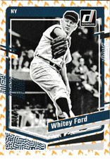 2023 Donruss Baseball Base On Fire #179 Whitey Ford (Yankees)#64/75