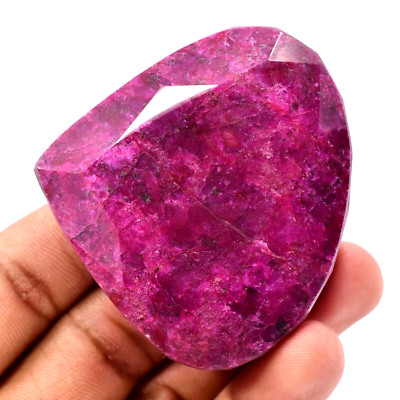 562.5 Ct Natural Huge Red Ruby Certified Museum Grade Pear Cut Loose Gemstone
