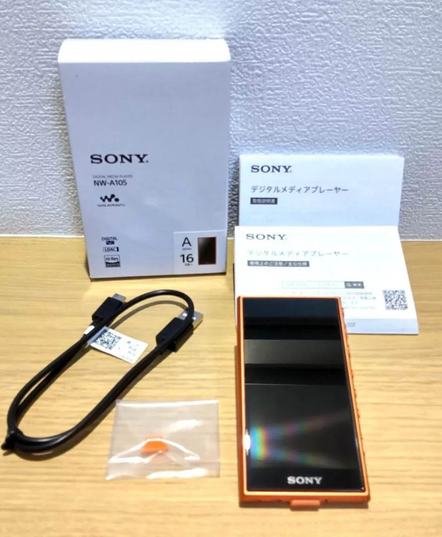 SONY WALKMAN NW-A105 Series 16GB Hi-Res Audio Player Orange NW-A105 DM  Japan F/S