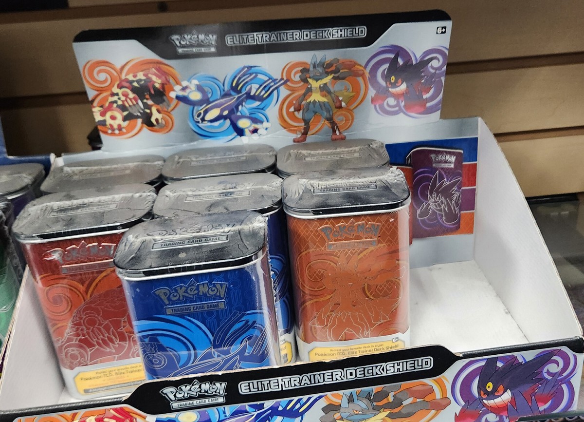 Pokemon XY Furious Fists Elite Trainer Deck Shield Tin Xerneas