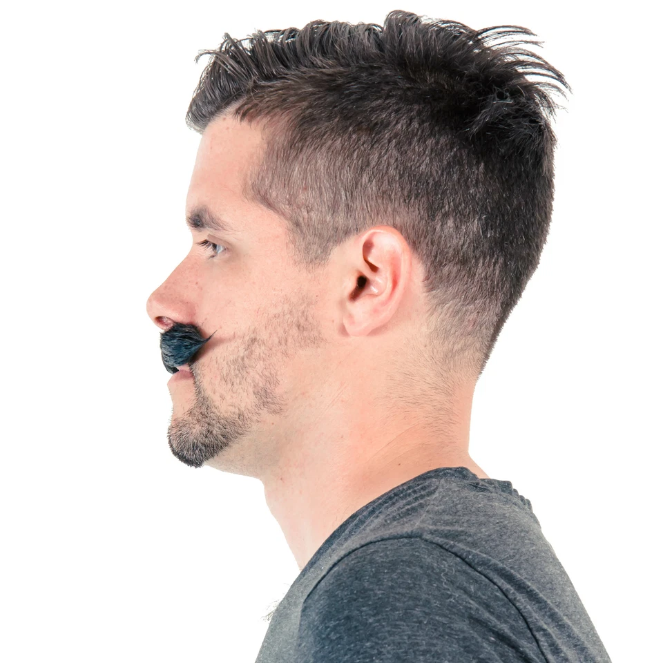 Adult Deluxe English Mustache Cosplay Costume Accessory - Image 3 of 4