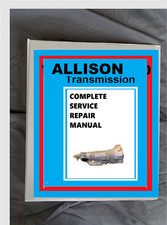 Allison At540 At542 At543 At545 At1542 At1545 Transmission Service Part Manual