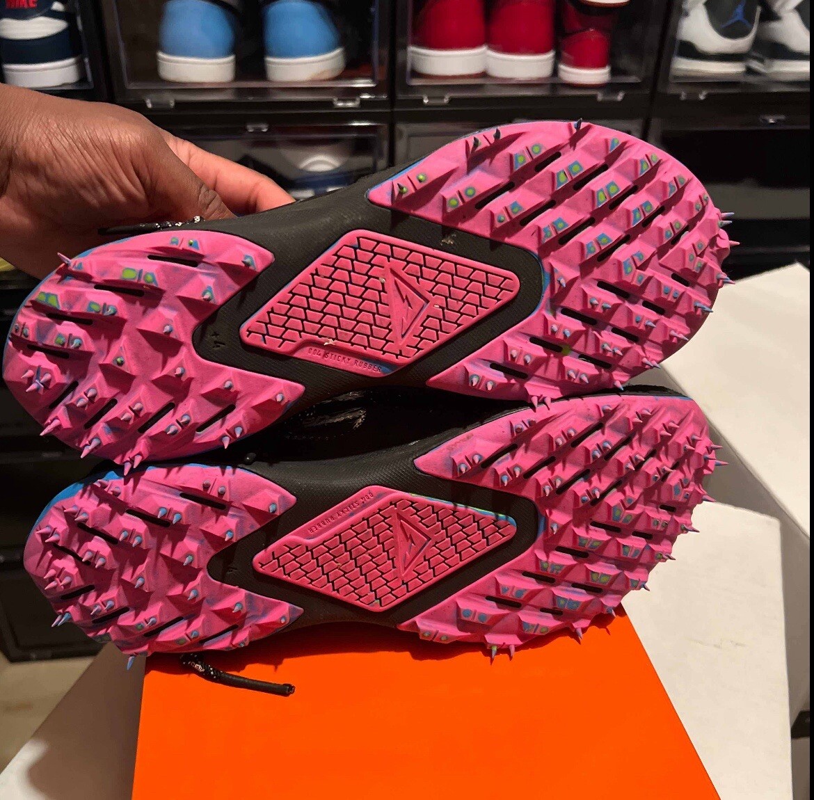 OFF WHITE X NIKE Taglia 15 5 Nike Air Zoom Terra Kiger 5 x BIANCO SPORCO atleta in corso nero