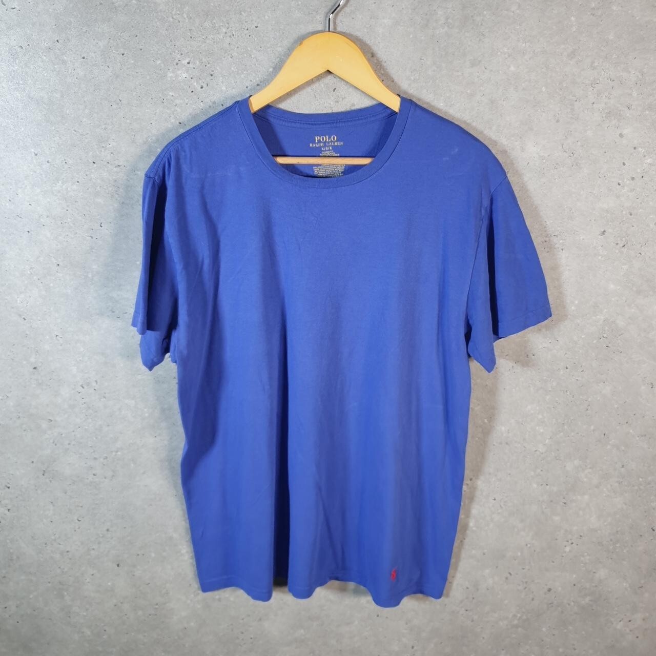 Polo Ralph Lauren vintage uomo grande blu ricamata vestibilità classica pony