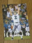 Philadelphia Eagles DAVID AKERS Signed 4x6 Photo NFL FOOTBALL AUTOGRAPH 1B