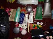 salvage find of pouch of self care products.