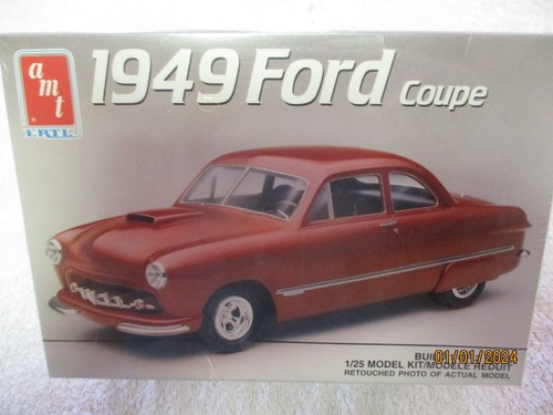 AMT ERTL 1949 FORD COUPE 1:25 MODEL KIT FACTORY SEALED 1991 ORIGINAL ...