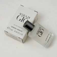 ACQUA DI GIO GIORGIO ARMANI EAU DE TOILETTE 0.16 fl oz MINIATURE SPLASH