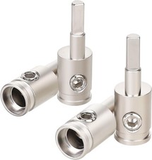 4PCS 4 Gauge to 8 Gauge Amp Input Reducer Wire Reducer Power/Ground Input Reduce