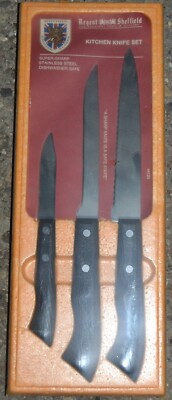 Regent Sheffield kitchen Knife Set of 3 Stainless Steel 
