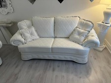 New Pendragon Kensington Sofa In 3+1+1 Seater In Full White
