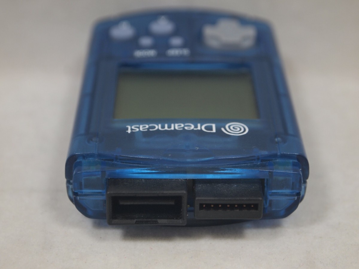 Carte Mémoire Sega Dreamcast VMU HKT-7000 Bleue - Authentique