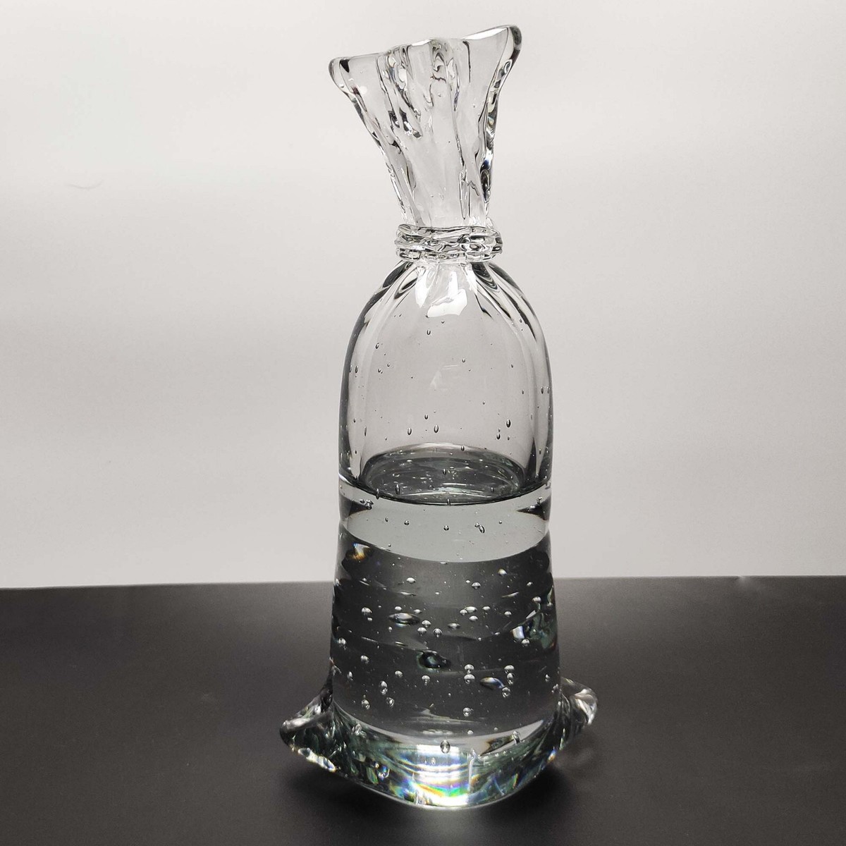Handcraft Glass Art Water Bag Sculpture