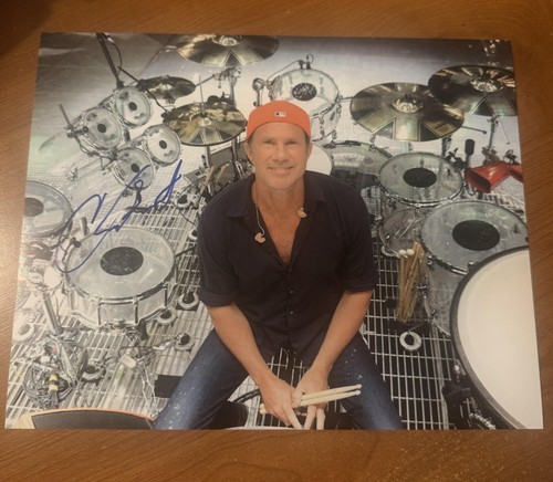 CHAD SMITH Autographed 8x10 Photo SIGNED AUTO Drummer RHCP RED HOT CHILI PEPPERS