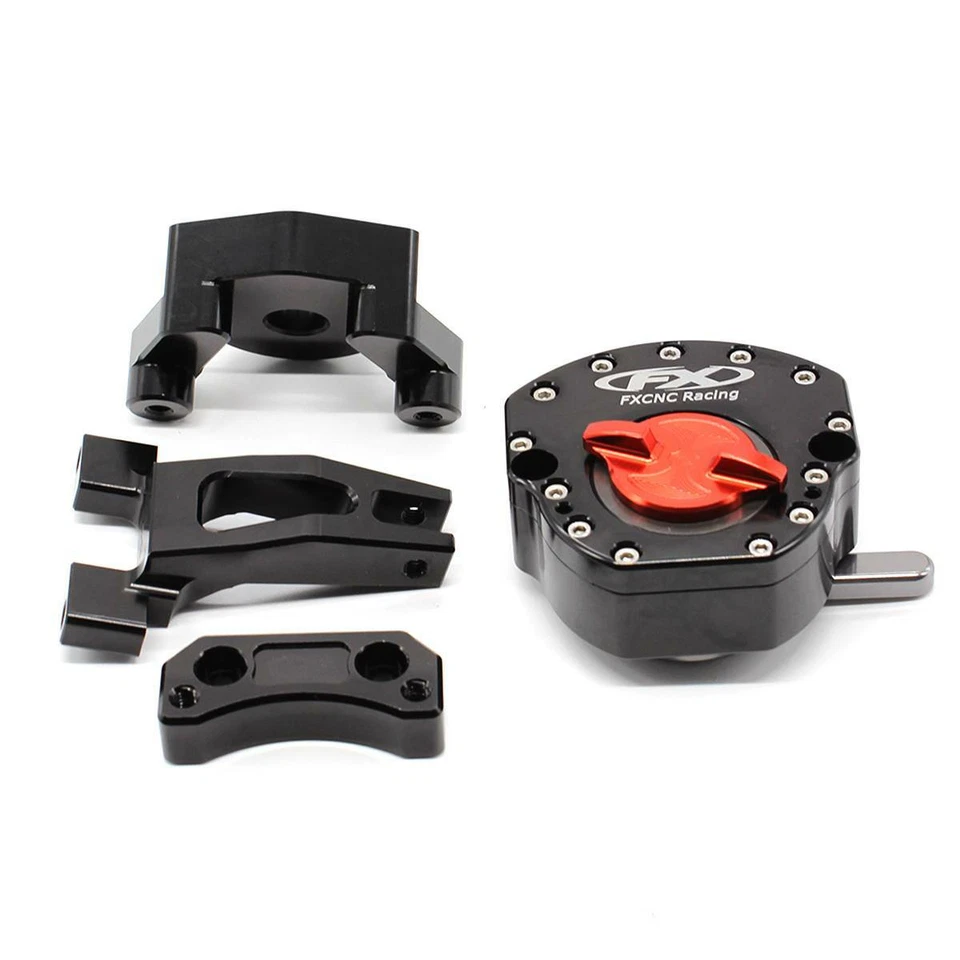 Amortiguador de dirección CNC con kit de montaje de montaje para Yamaha YZF R25 YZF R3 2014 15-2016 Foto 3 de 4